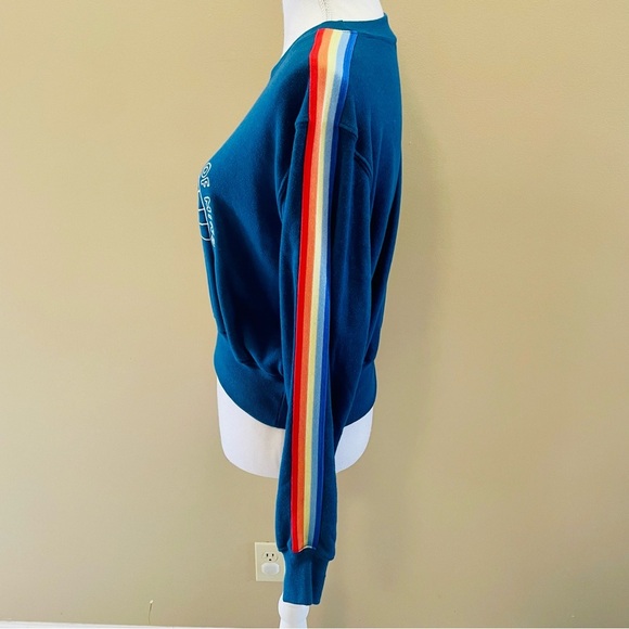 Spiritual Gangster Blue Graphic Sweatshirt Small - Picture 3 of 6